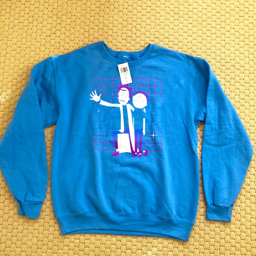 NWT Rick and Morty sweatshirt.